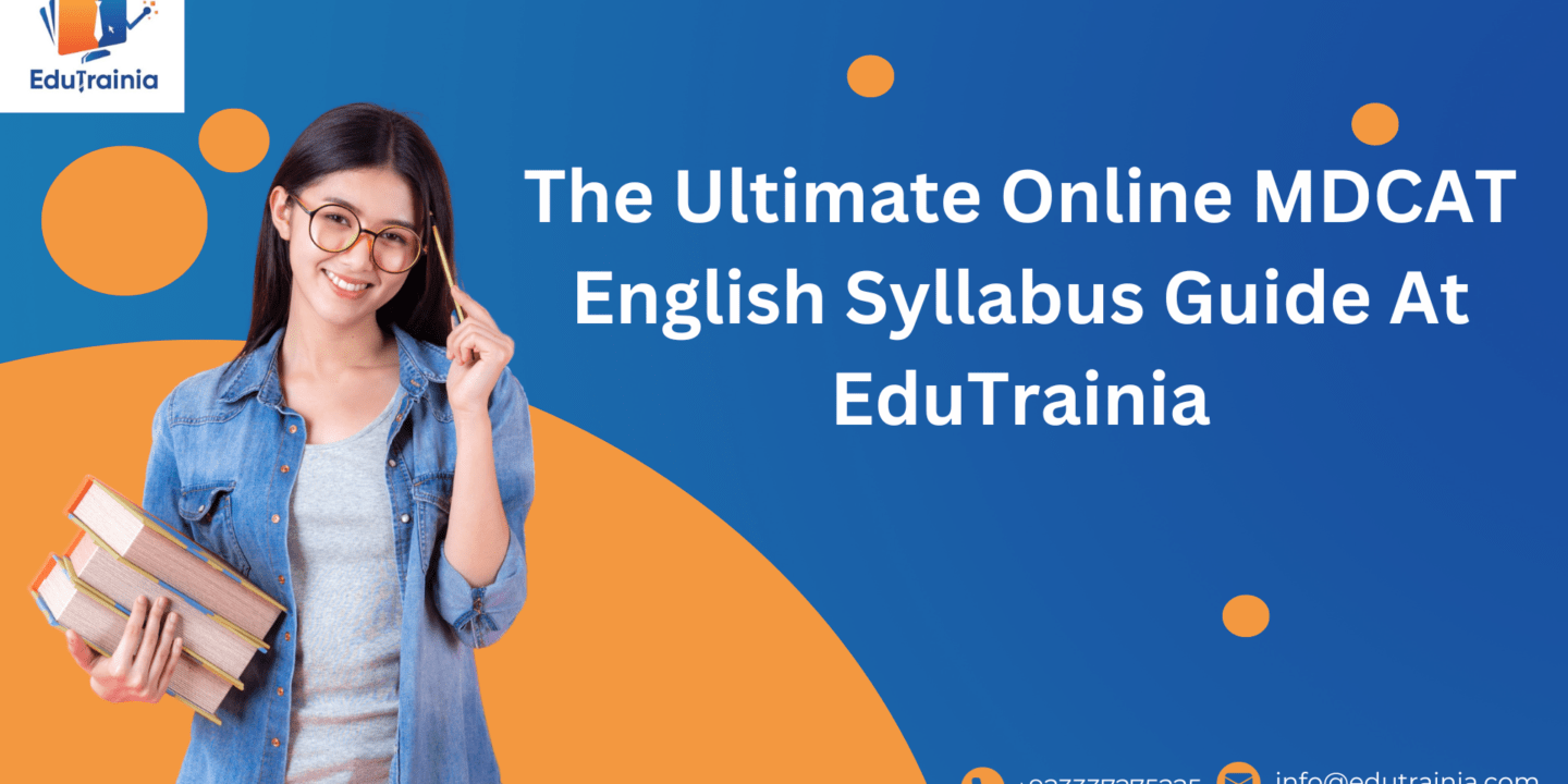 Online MDCAT English Syllabus Guide At EduTrainia