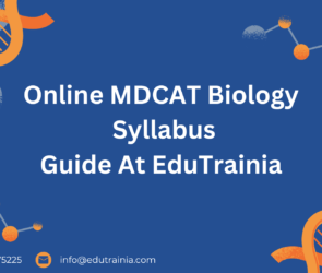 Online MDCAT Biology Syllabus Guide At EduTrainia